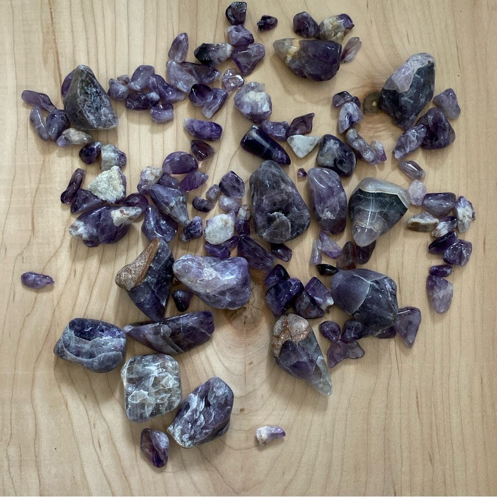 Huge lot of amethyst rocks crystal amethyst gift healing witch rocks
